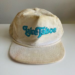 Vintage Lake Tahoe Corduroy Hat